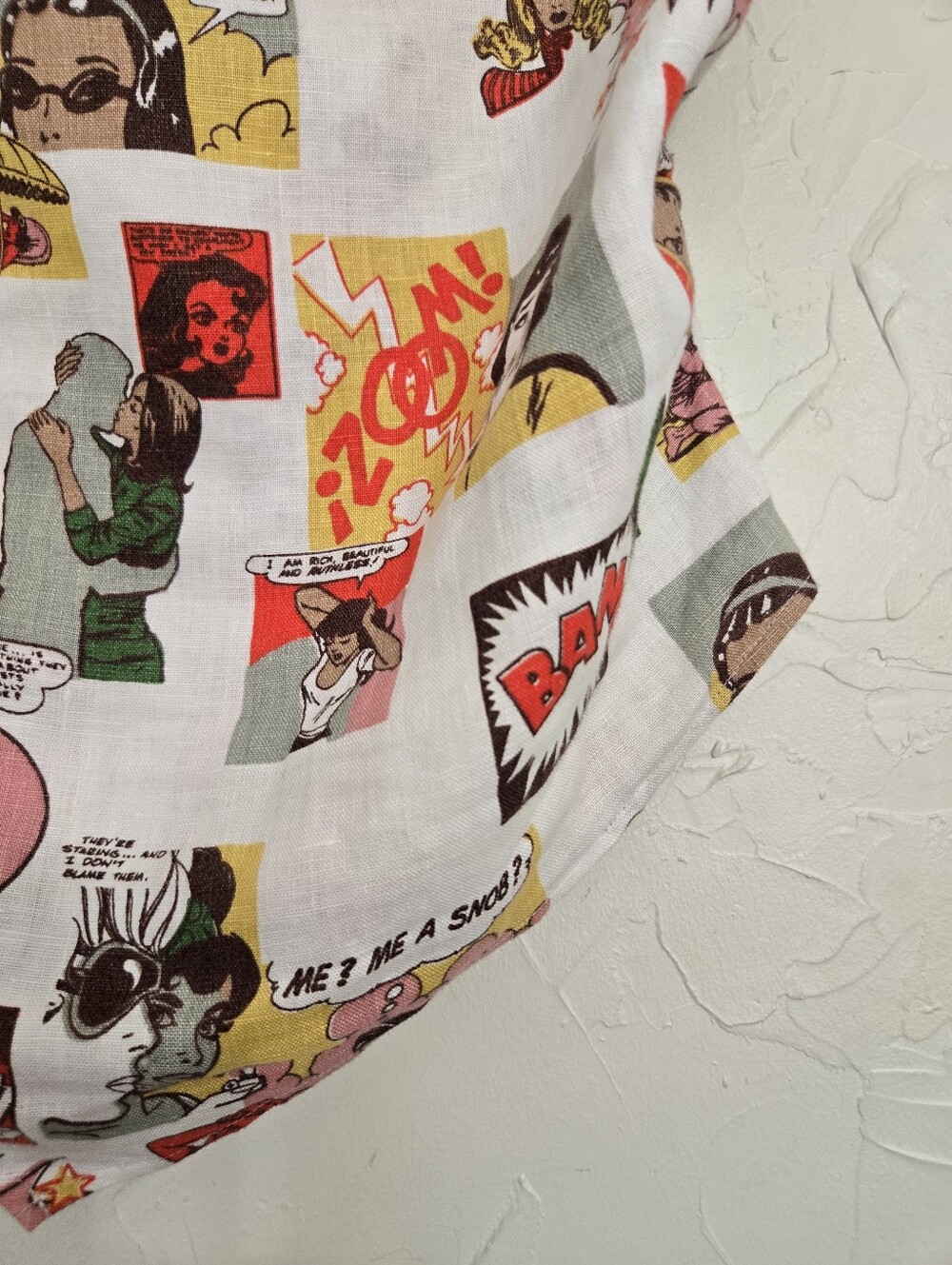 Reformation Linen Comic Cartoon Strapless Dillon Top, 16 - Picture 5 of 13